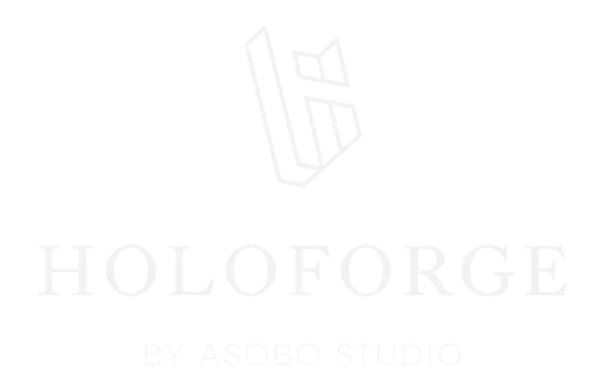 Logo HoloForge - Client Studio Mendia